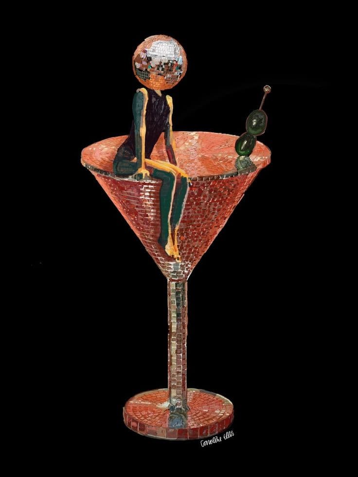 Man in glass